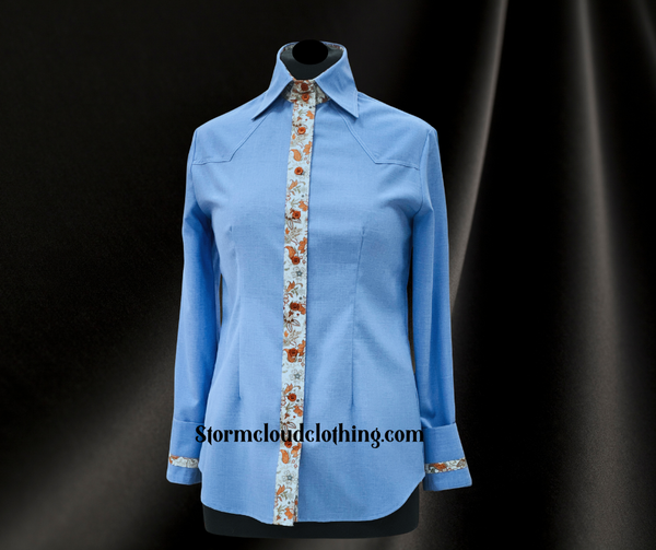 Denim SUNSATION with Cream and Rust