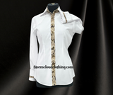 Optic White with Black, Brown Paisley SUNSATION