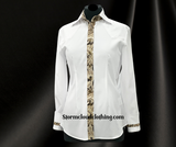 Optic White with Black, Brown Paisley SUNSATION