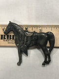Vintage Sterling Saddle Horse Pin